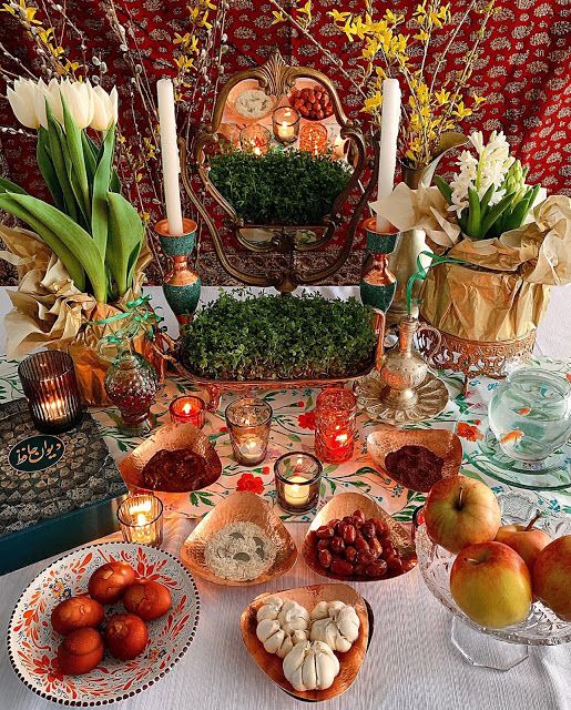 haftsin ist nowruz tisch